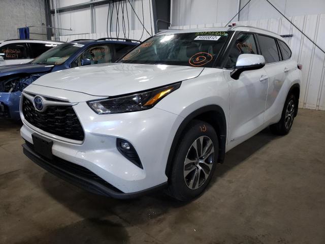 Photo 2 from auction – 2022 TOYOTA HIGHLANDER with VIN 5TDHBRCH2NS547116