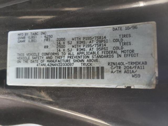 Photo 10 from auction – 1997 TOYOTA TACOMA with VIN 4TANL42N4VZ233097