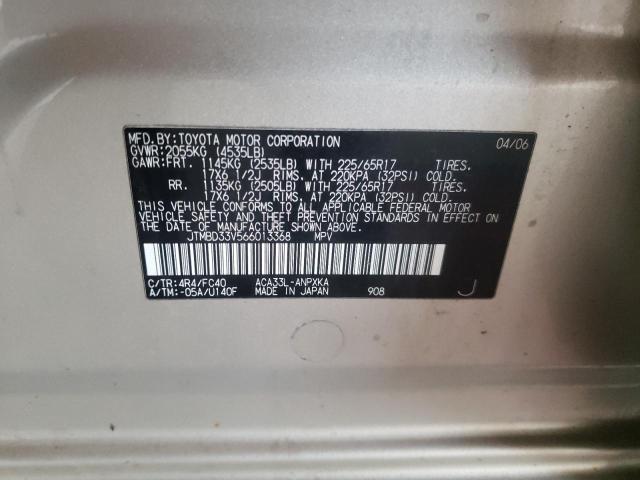Photo 10 from auction – 2006 TOYOTA RAV4 with VIN JTMBD33V566013368