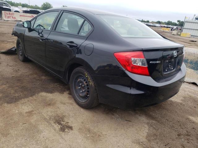 Photo 3 from auction – 2012 HONDA CIVIC LX with VIN 19XFB2F59CE004515