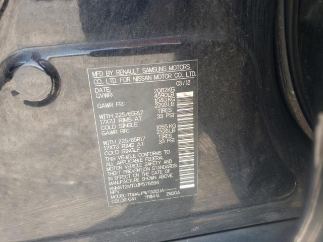 Photo 10 from auction – 2018 NISSAN ROGUE S with VIN KNMAT2MT0JP578894
