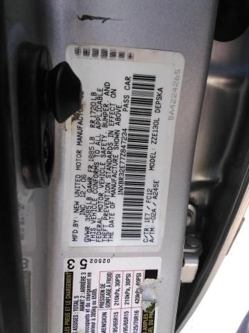 Photo 10 from auction – 2007 TOYOTA UK with VIN 1NXBR32E77Z847234
