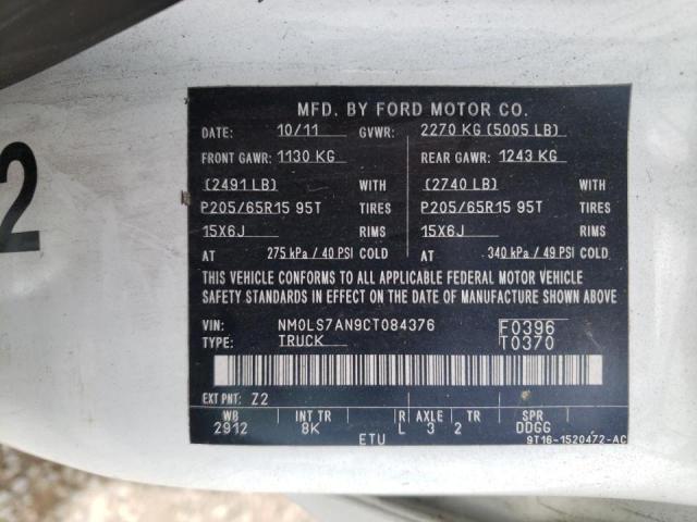 Photo 10 from auction – 2012 FORD TRANSIT CO with VIN NM0LS7AN9CT084376