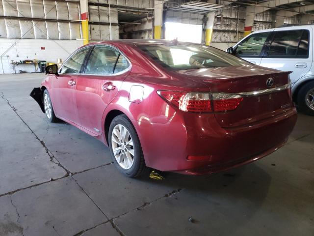 Photo 3 from auction – 2014 LEXUS ES 300H with VIN JTHBW1GG1E2059424