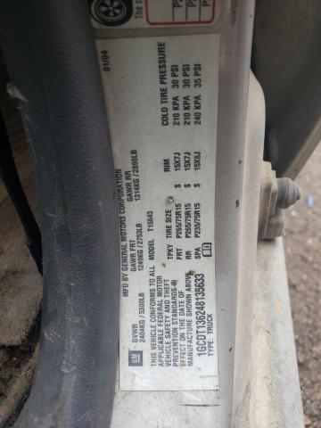 Photo 10 from auction – 2004 CHEVROLET COLORADO with VIN 1GCDT136248135633