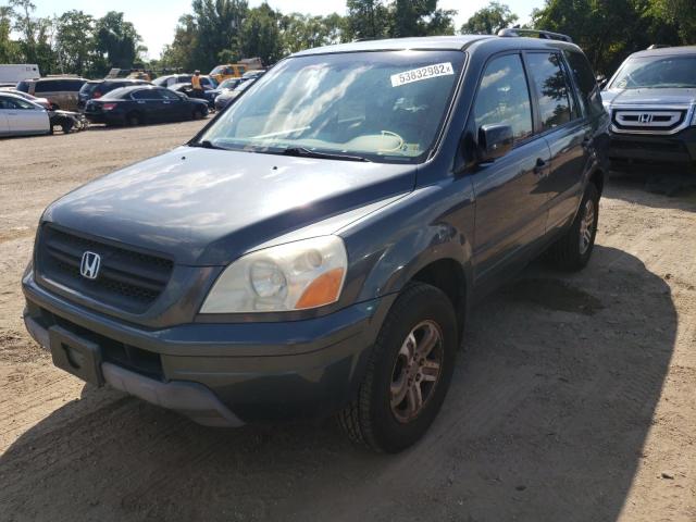 Photo 2 from auction – 2003 HONDA PILOT EXL with VIN 2HKYF18563H517558