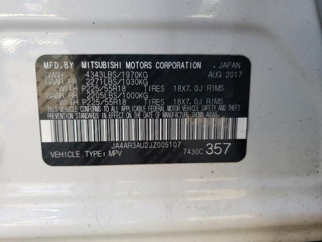 Photo 10 from auction – 2018 MITSUBISHI OUTLANDER with VIN JA4AR3AU2JZ005107