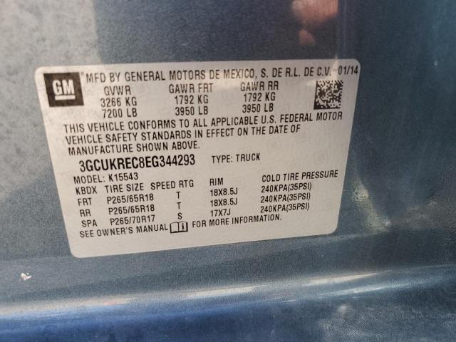 Photo 10 from auction – 2014 CHEVROLET SILVERADO with VIN 3GCUKREC8EG344293
