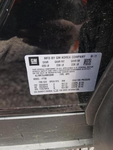 Foto 10 de la subasta – 2022 CHEVROLET TRAILBLAZE con VIN KL79MTSL6NB033596