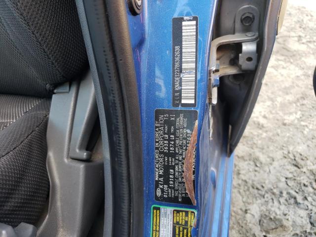 Photo 10 from auction – 2008 KIA RIO BASE with VIN KNADE123786362638