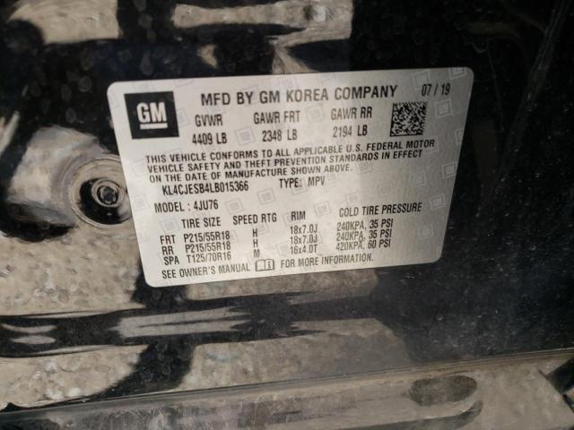 Photo 10 from auction – 2020 BUICK ENCORE PRE with VIN KL4CJESB4LB015366