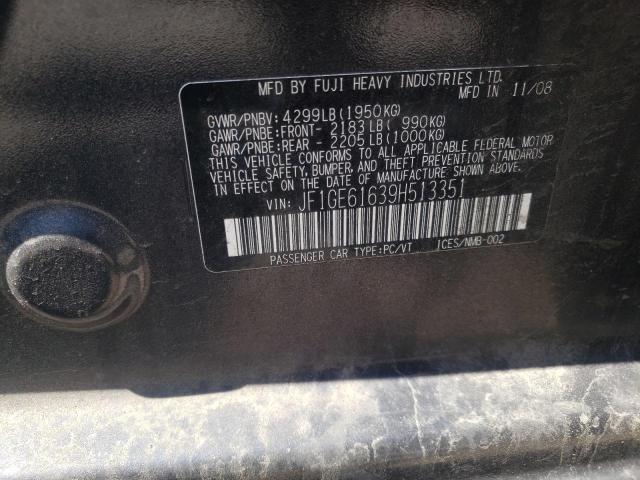 صورة رقم 10 من المزاد - 2009 SUBARU IMPREZA 2. مع VIN JF1GE61639H513351