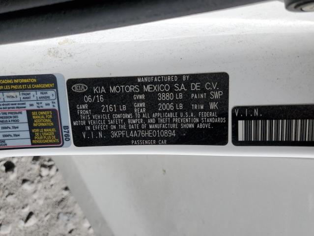 Photo 10 from auction – 2017 KIA FORTE LX with VIN 3KPFL4A76HE010894