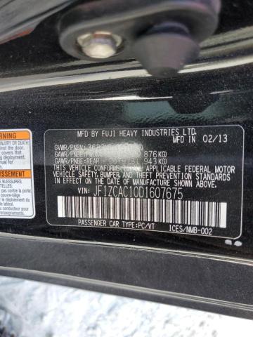 Photo 10 from auction – 2013 SUBARU BRZ 2.0 LI with VIN JF1ZCAC10D1607675