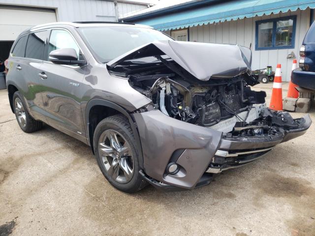 TOYOTA HIGHLANDER 2017 with VIN 5TDDGRFH3HS031864 - Photo from auction