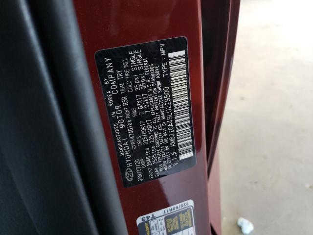 Photo 10 from auction – 2020 HYUNDAI TUCSON SE with VIN KM8J2CA49LU229500