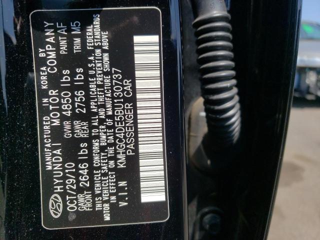 Photo 10 from auction – 2011 HYUNDAI GENESIS 3. with VIN KMHGC4DE5BU130737