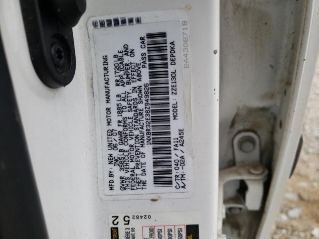 Photo 10 from auction – 2008 TOYOTA COROLLA CE with VIN 1NXBR32E38Z949826