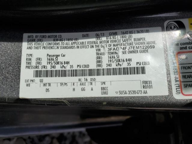 Photo 10 from auction – 2014 FORD FIESTA TIT with VIN 3FADP4FJ7EM122059