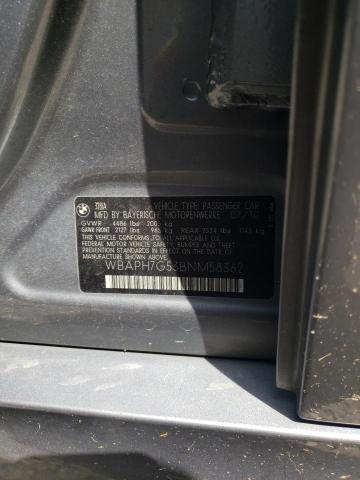 Photo 10 from auction – 2011 BMW 328 I with VIN WBAPH7G53BNM58362