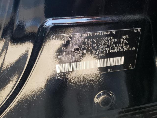 Photo 10 from auction – 2013 TOYOTA RAV4 LIMIT with VIN 2T3DFREV6DW118614