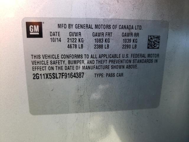 Photo 10 from auction – 2015 CHEVROLET IMPALA LS with VIN 2G11X5SL7F9164387