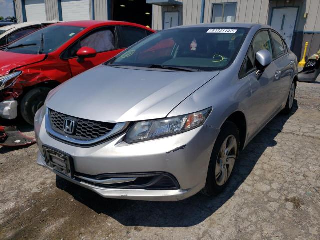 Photo 2 from auction – 2013 HONDA CIVIC LX with VIN 2HGFB2F58DH593323