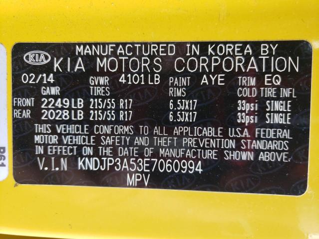 Photo 10 from auction – 2014 KIA SOUL + with VIN KNDJP3A53E7060994