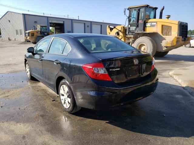 Photo 3 from auction – 2012 HONDA CIVIC LX with VIN 2HGFB2F58CH591425