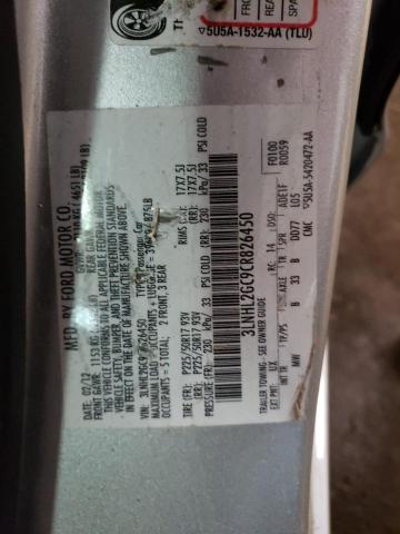 Photo 10 from auction – 2012 LINCOLN MKZ with VIN 3LNHL2GC9CR826450