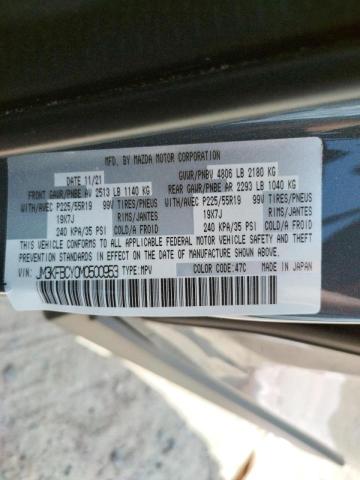 Photo 10 from auction – 2021 MAZDA CX-5 TOURI with VIN JM3KFBCY0M0500953