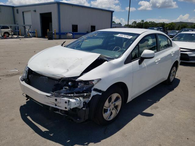 Photo 2 from auction – 2013 HONDA CIVIC LX with VIN 19XFB2F5XDE083954