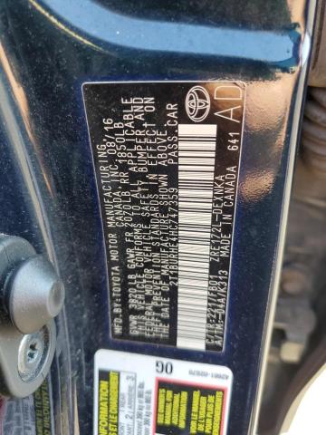 Photo 10 from auction – 2017 TOYOTA COROLLA L with VIN 2T1BURHE4HC747359