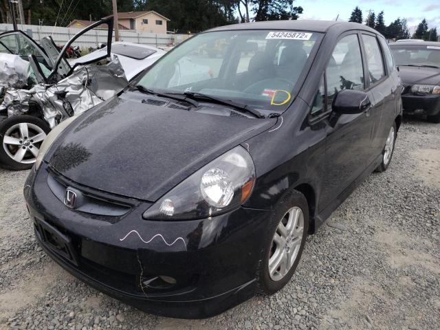 Photo 2 from auction – 2007 HONDA FIT S with VIN JHMGD38677S054616