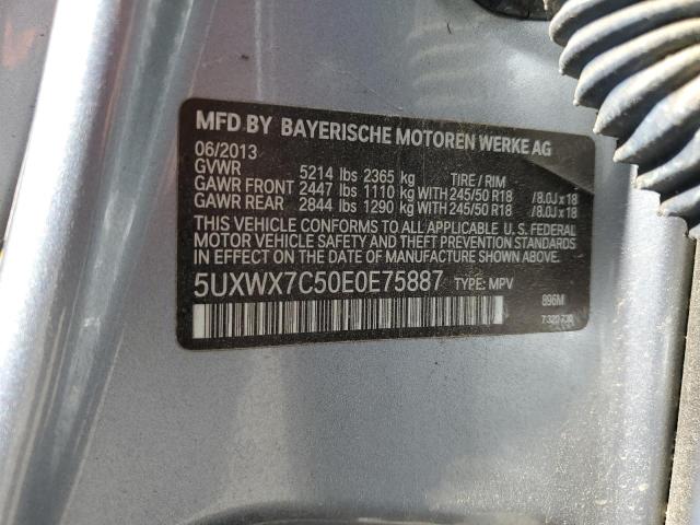 Photo 10 from auction – 2014 BMW X3 with VIN 5UXWX7C50E0E75887