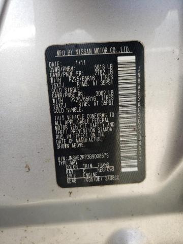Photo 10 from auction – 2011 NISSAN QUEST S with VIN JN8AE2KP3B9008673