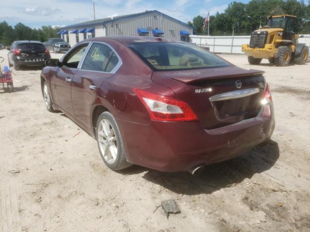 Photo 3 from auction – 2009 NISSAN MAXIMA S with VIN 1N4AA51E39C828974