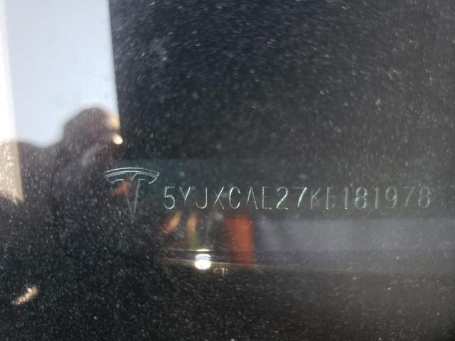 Photo 10 from auction – 2019 TESLA MODEL X with VIN 5YJXCAE27KF181978