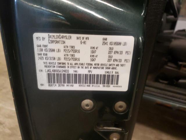 Photo 10 from auction – 2002 JEEP LIBERTY SP with VIN 1J4GL48K02W124833