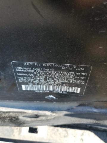 Photo 10 from auction – 2011 SUBARU FORESTER 2 with VIN JF2SHADCXBH717040