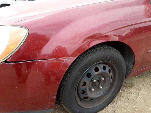 Photo 9 from auction – 2006 KIA SPECTRA LX with VIN KNAFE122865224772