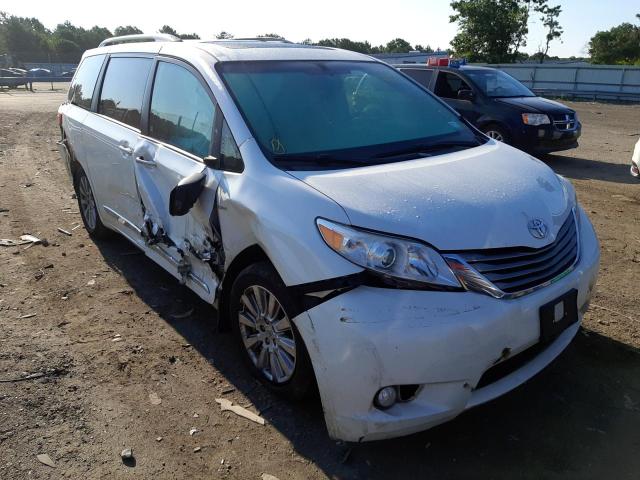 TOYOTA SIENNA XLE 2017 with VIN 5TDDZ3DC2HS182452 - Photo from auction