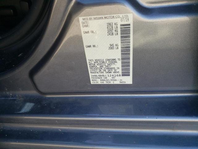 Photo 10 from auction – 2020 NISSAN ALTIMA S with VIN 1N4BL4BV8LC124168