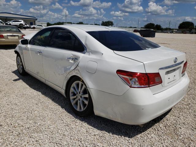 Photo 3 from auction – 2011 LEXUS ES 350 with VIN JTHBK1EG4B2416492
