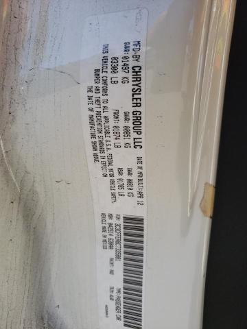 Photo 10 from auction – 2012 FIAT 500 LOUNGE with VIN 3C3CFFER8CT335881