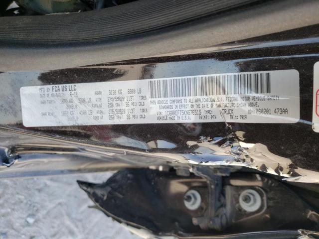 Photo 10 from auction – 2019 RAM 1500 BIG H with VIN 1C6RREFT5KN576515