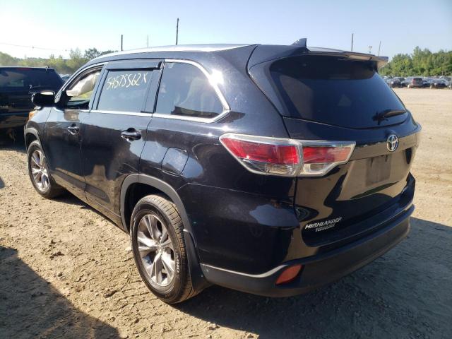 Photo 3 from auction – 2015 TOYOTA HIGHLANDER with VIN 5TDJKRFH6FS170174