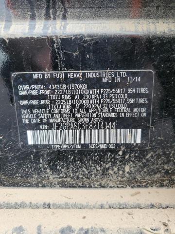 Photo 10 from auction – 2015 SUBARU XV CROSSTR with VIN JF2GPASC3F8214144