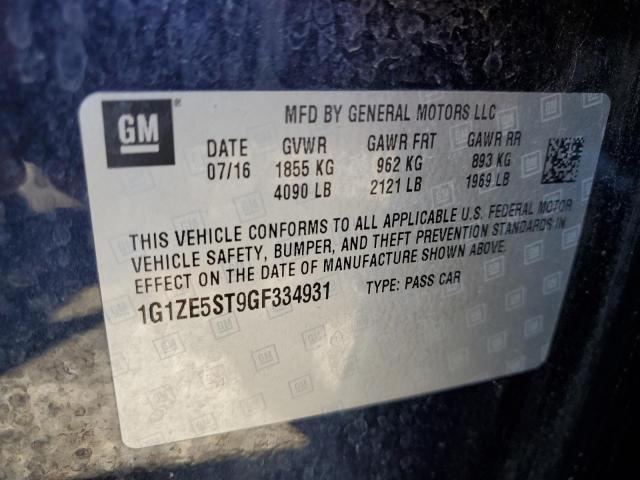 Photo 10 from auction – 2016 CHEVROLET MALIBU LT with VIN 1G1ZE5ST9GF334931