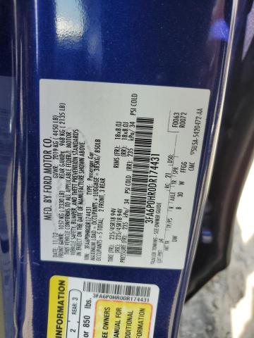 Photo 10 from auction – 2013 FORD FUSION SE with VIN 3FA6P0HR0DR174431